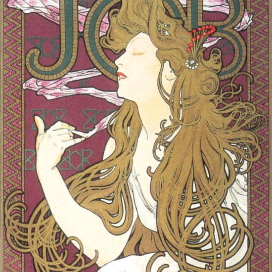 アルフォンス・ミュシャの絵画作品　タイトルは、ジョブ JOB